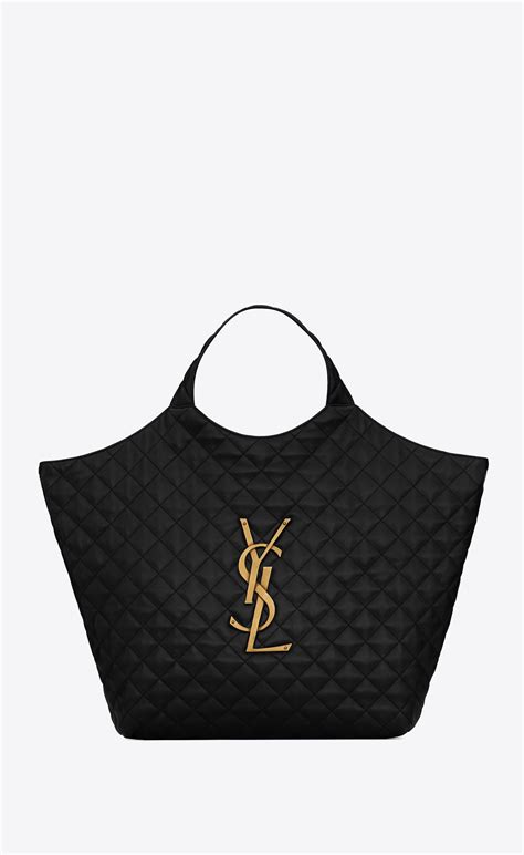 quilted ysl tote|ysl tote shopper.